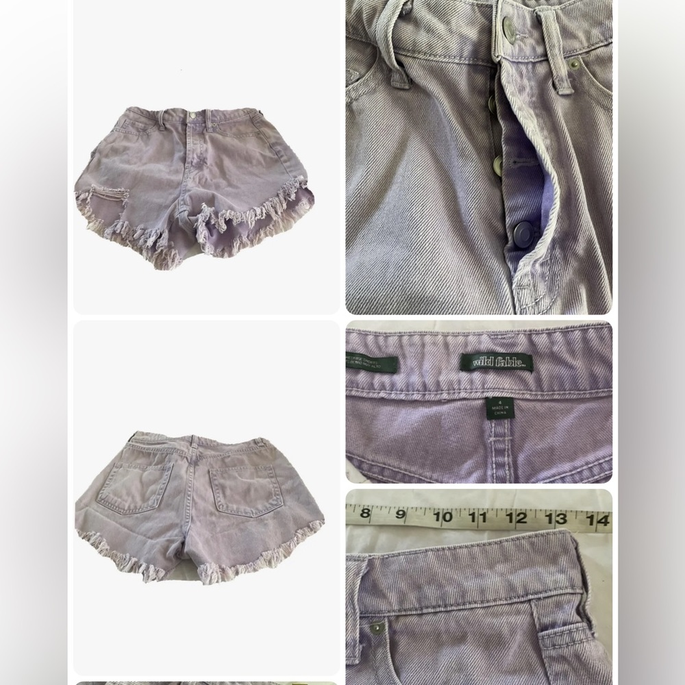 Wild Fable violet Cut off shirts 4